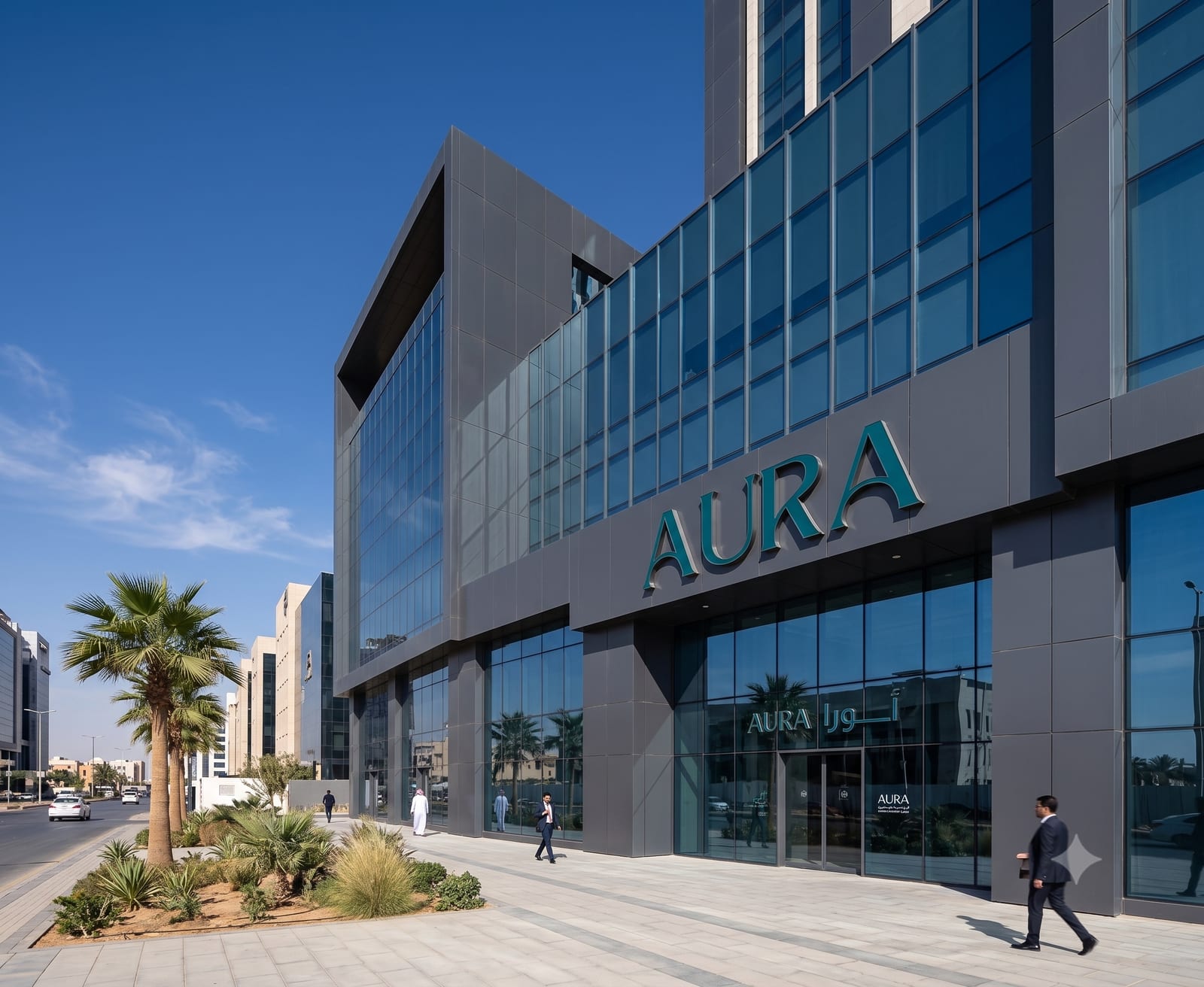 AURA team on-site